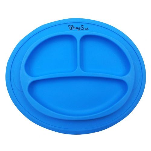  My good choice Silicone Toddler Plate Easily Wipe Clean!Dishwasher and Microwave Safe!Baby Self Feeding Plate...