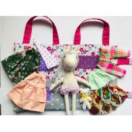 /MyAngelDolls Unicorn Doll, Unicorn Gift, Cloth Dolls Handmade, Rag Doll, Stuffed Unicorn, Play set,Travel Toy