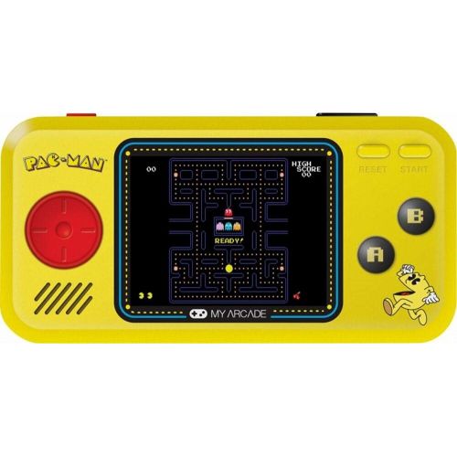  [아마존베스트]My Arcade Pocket Player Handheld Game Console: 3 Built In Games, Pac-Man, Pac-Panic, Pac-Mania, Collectible, Full Color Display, Speaker, Volume Controls, Headphone Jack, Battery o