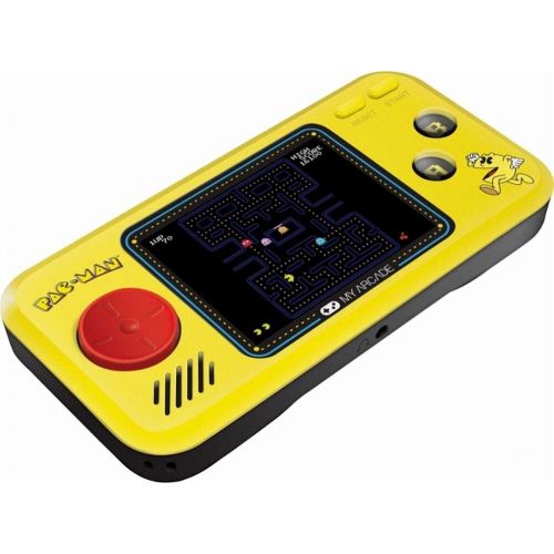  [아마존베스트]My Arcade Pocket Player Handheld Game Console: 3 Built In Games, Pac-Man, Pac-Panic, Pac-Mania, Collectible, Full Color Display, Speaker, Volume Controls, Headphone Jack, Battery o