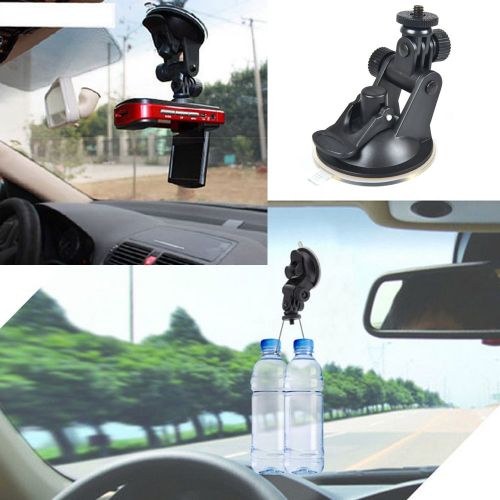  MyArmor Universal 360 Grad Drehbar Windschutzscheibe Dash Cam Kamera Halterung Auto Saugnapf Halter mit 1/4 Gewinde Adapter