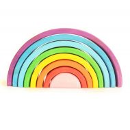 /MyBigLittleDreams Montessori toy Wooden Rainbow toy Rainbow Stacker Rainbow stacking toy Wooden toy wooden stacker Waldorf toy Openended Eco Toddler Baby Gift