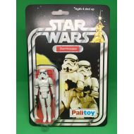 MyBobazaar Vintage Star Wars Stormtrooper Action Figure MOC on Custom 12 Back Re-Card