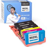 myCartridge SUPRINT Remanufactured Ink Cartridge Replacement for HP 902 XL 902XL use with OfficeJet Pro 6970 6978 6960 6968 6958 6954 6975 6950 (Black Cyan Magenta Yellow, 5-Pack)