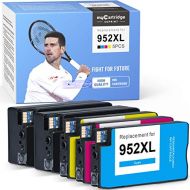 myCartridge SUPRINT Remanufactured Ink Cartridge Replacement for HP 952 XL 952XL use with 7740 8740 8730 8210 7720 8710 8720 8702 8715 8216 (Black Cyan Magenta Yellow, 5-Pack)