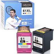 myCartridge SUPRINT Remanufactured Ink Cartridge Replacement for HP 61XL 61 XL 61 Black Color use with HP Envy 5530 OfficeJet 4630 DeskJet 2540 Printer (2 Pack)