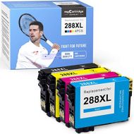 myCartridge SUPRINT Remanufactured Ink Cartridge Replacement for Epson 288 XL 288XL use with XP-440 XP-340 XP-434 XP-446 XP-430 XP-330 (Black Cyan Magenta Yellow, 4-Pack)