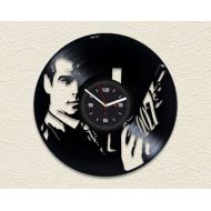 MyClockDesign James Bond Best Friend Gift Vinyl Clock Home Decor Gift For Him Wall Art 007 Wall Decor Vinyl Record Clock Black Clock Vinyl Record Art