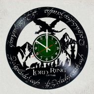 MyGIFTStoreArt LORD of the RINGS VINYL Record Wall Clock | Frodo gift | The Hobbit | Gandalf art | Dark Lord Sauron | Bilbo Baggins | Aragorn | Legolas