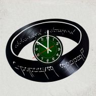 MyGIFTStoreArt LORD of the RINGS VINYL Record Wall Clock | Frodo gift | The Hobbit | Gandalf art | Dark Lord Sauron | Bilbo Baggins | Aragorn | Legolas