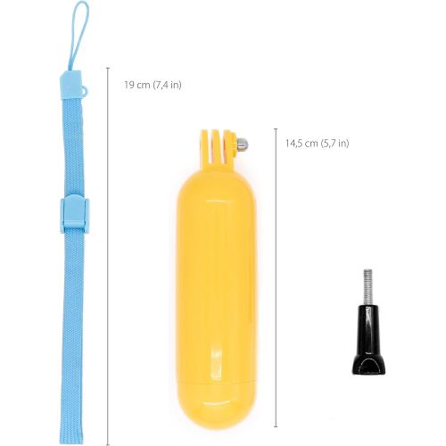  [아마존베스트]MyGadget Floating Action Camera Handler Stick - Non-Slip, yellow