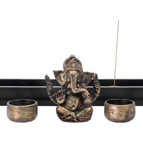  인센스스틱 MyGift Ganesh Statue Incense Stick Burner Tray with Candle Holders