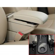 MyGone for Kaptur Captur QM3 14-17 High-end Car Center Console Cover Armrest Box with Charging Function-7 USB Ports Built-in LED Light, Cup Holder, Adjustable Ashtray, Large Storag