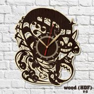 /MyHomeArtDecor Ghibli Studio clock Wooden clock HDF clock Acrylic clock Fan gift Wall art Birthday gift Wall clock Home decor Wood clock Gift ideas GS-3