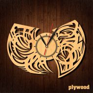 MyHomeArtDecor Wu-Tang clock Wooden clock HDF clock Acrylic clock Housewarming gift Wall art Birthday gift Wall clock Home decor Wood clock Gift ideas