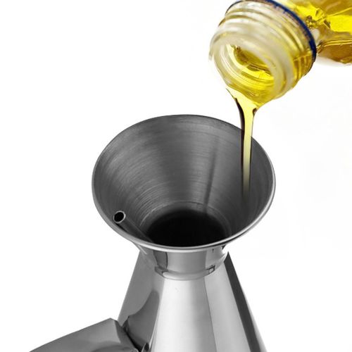  MyLifeUNIT Stainless Steel Olive Oil Dispenser Bottle, 17 OZ/500 ML