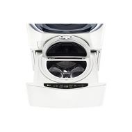 LG WD200CW 1.0-Cubic Foot Sidekick Pedestal Washer, Twin Wash Compatible in White