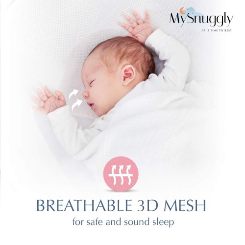  MySnuggly Newborn Bassinet Insert for Halo Bassinets | Safe Real Cuddling Feeling for Better Sleep | Patent Pending