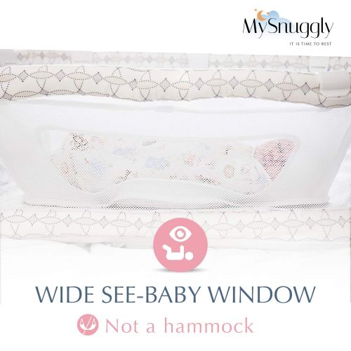  MySnuggly Newborn Bassinet Insert for Halo Bassinets | Safe Real Cuddling Feeling for Better Sleep | Patent Pending