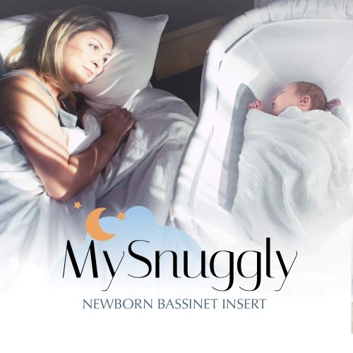  MySnuggly Newborn Bassinet Insert for Halo Bassinets | Safe Real Cuddling Feeling for Better Sleep | Patent Pending