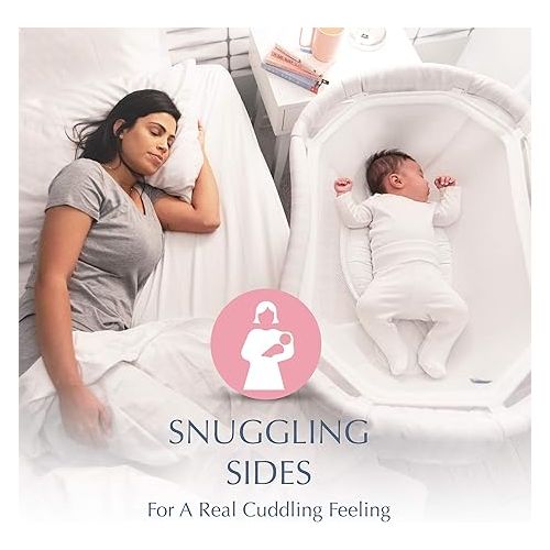  Newborn Bassinet Insert for Halo Bassinets | Patented Safe Real Cuddling Feeling for Better Sleep