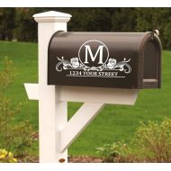 /MyStickers4You Set of 2 Custom Mailbox Address Vinyl Decal Stickers Mail Box Vinyl Numbers Mailbox Curb Appeal Mailbox Decals House Numbers Home Address