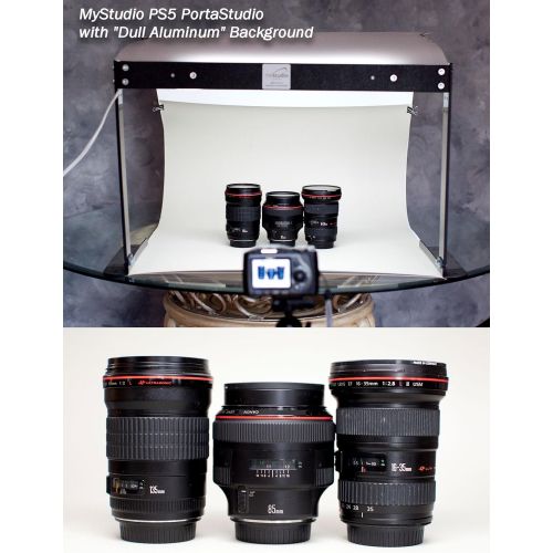  MyStudio MS20PRO-LED Tabletop Lightbox Professional Photo Studio Kit with LED Lighting for Product Photography