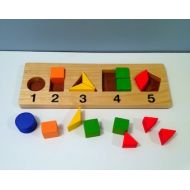 MyToyHutch Learning Shapes Board, Educational Toy for 3 and up