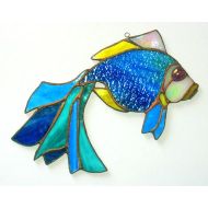 MyVitraz Stained glass souvenir Fish Style Tiffany Suncather Art glass Birthday gift