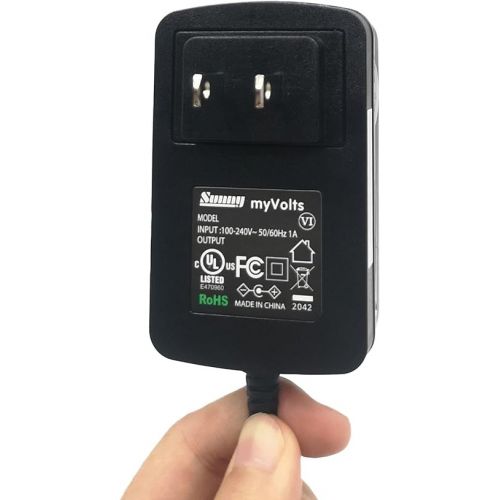  MyVolts 9V Power Supply Adaptor Compatible with/Replacement for M-Audio KeyStudio 49i Keyboard - US Plug