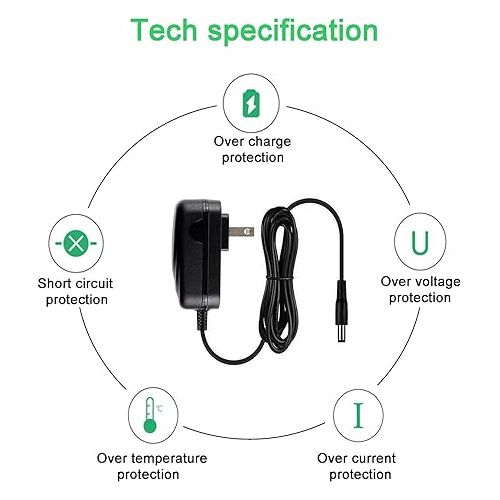  MyVolts 9V Power Supply Adaptor Compatible with/Replacement for M-Audio KeyStudio 49i Keyboard - US Plug