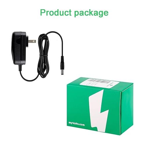  MyVolts 9V Power Supply Adaptor Compatible with/Replacement for M-Audio Oxygen 88 Keyboard - US Plug