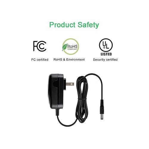 MyVolts 9V Power Supply Adaptor Compatible with/Replacement for IK Multimedia iRig Pro Duo Recording Interface - US Plug