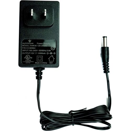  MyVolts 12V Power Supply Adaptor Replacement for HP Personal Media Drive HD0000 External Hard Drive - US Plug