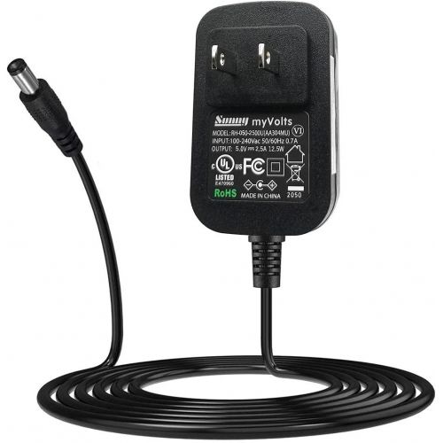  MyVolts 5V Power Supply Adaptor Replacement for LaCie Rug FWSA 1TB External Hard Drive - US Plug