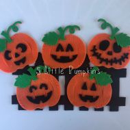 Mychubbypanda 5 Little Pumpkins Felt Set // Halloween Felt Story // Circle Time // Story Time