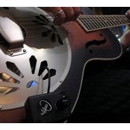 RESONATOR GUITAR PICKUP with FLEXIBLE MICRO-GOOSE NECK by Myers Pickups ~ See it in ACTION! Copy and paste: myerspickups.com