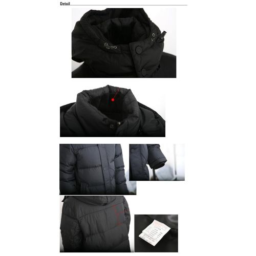  Myglory77mall myglory77mall Black Winter Outer Duck Down Long Coat Parka Puffer jacket