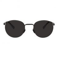 Mykita Black Jonte Lite Round Sunglasses