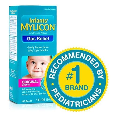  [아마존베스트]Mylicon Gas Relief Drops for Infants and Babies, Original Formula, 1 Fluid Ounce