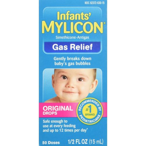  [아마존베스트]Mylicon Gas Relief Drops for Infants and Babies, Original Formula, 0.5 Fluid Ounce
