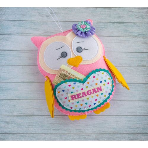  Mymintable Nursery decor Girl room decor Felt owl Stuffed toy Owl decoration Owl party decor Baby shower gift Personalized gift Christmas present niece