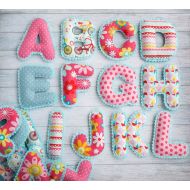 /Mymintable Kids alphabet Magnet letters alphabet Fabric letters ABC magnets Gift for kids Baby alphabet preschool Granddaughter gift Educational toys