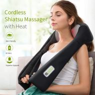 Mynt Cordless Neck & Shoulder Massager with Heat - Portable 3D Deep Kneading Massage with 1.5 Hours Battery