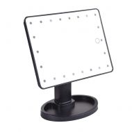 Myonly myonly Makeup Mirror LED Foldable Lighted Makeup Touch-Sensitive Table Model Cosmetic Mirror Vanity Mirror Table Top Mirror Function 360 Degree Rotation