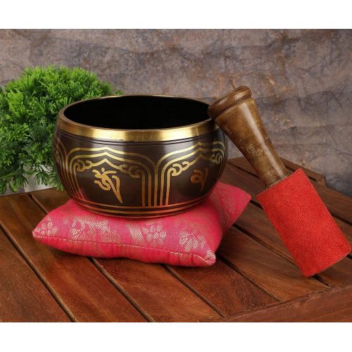  Myshape Time Tibetan Singing Bowl4”singing bowl set singing bowl mallet meditation sound bowl musical instrument for stress relief and meditation music명상종 싱잉볼