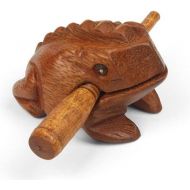 [아마존베스트]Mystery Mountain Mini Wooden Croaking Frog Gueiro - Fair Trade Percussion Instrument - Fun for all Ages.