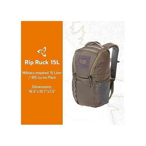  Mystery Ranch Rip Ruck 15-Wood Everyday Companion Bag