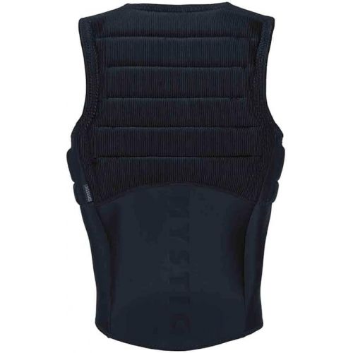  Watersports - Surf Kitesurf & Windsurfing Mens Majestic Front Zip Impact Vest Top - Black - Easy Stretch