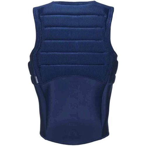  Watersports - Surf Kitesurf & Windsurfing Mens Majestic Front Zip Impact Vest Top - Night Blue - Easy Stretch